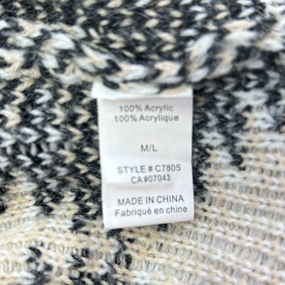 Dreamers Boho Southwest Western Knit Cardigan - Women Medium Large - Picture 7 of 8